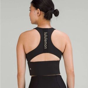 NWT Lululemon Logo Elastic Everlux Shelf Tank 10 Espresso/Bone 🤎